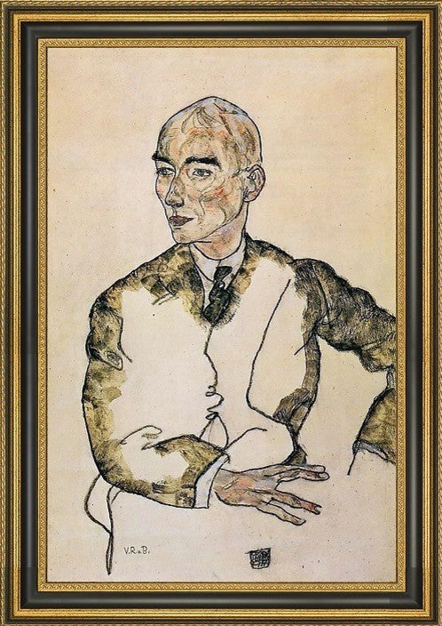 Egon Schiele Portrait Dr. Viktor Ritter von Bauer