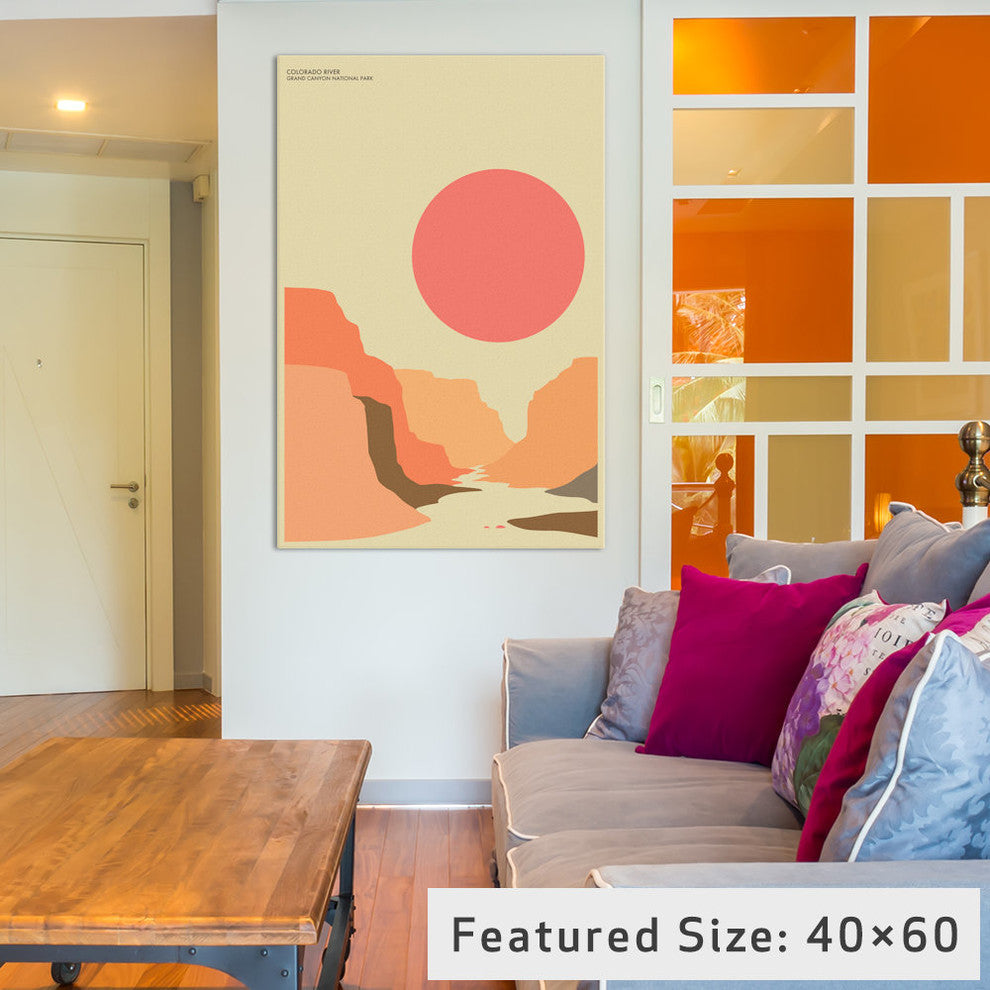 "Grand Canyon" by Jazzberry Blue, 40x26x1.5