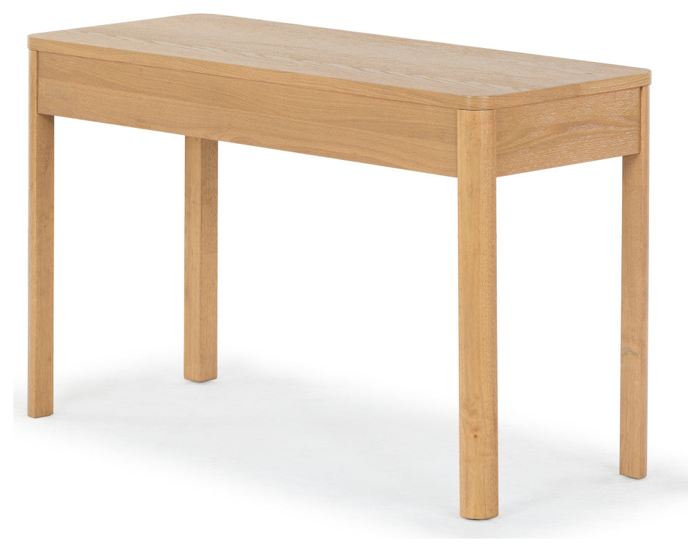 Safavieh Couture Gabrietta 2 Drawer Wood Desk, Natural/Black