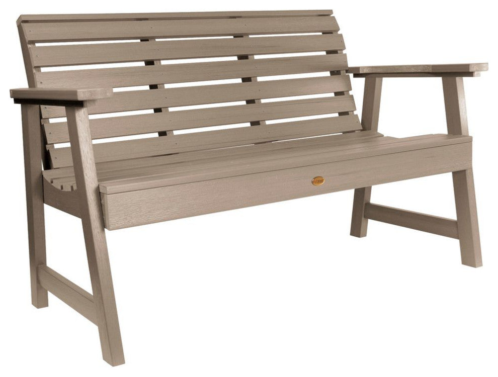 Weatherly 4-Foot Garden Bench, Woodland Brown