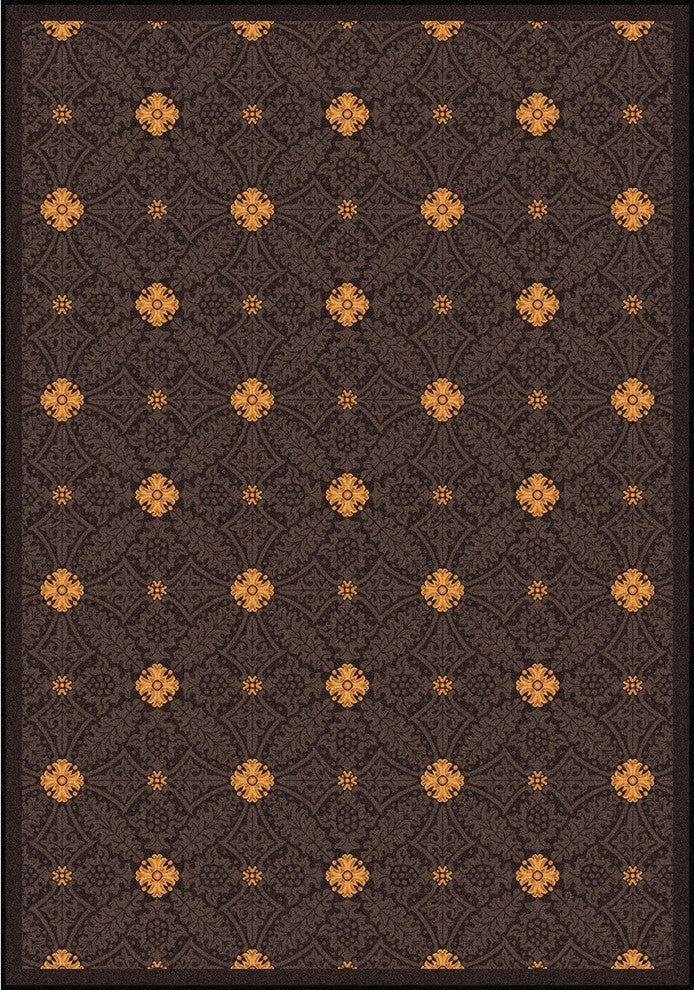 Any Day Matinee Rug, Fort Wood, Brown, 5'4"x7'8"