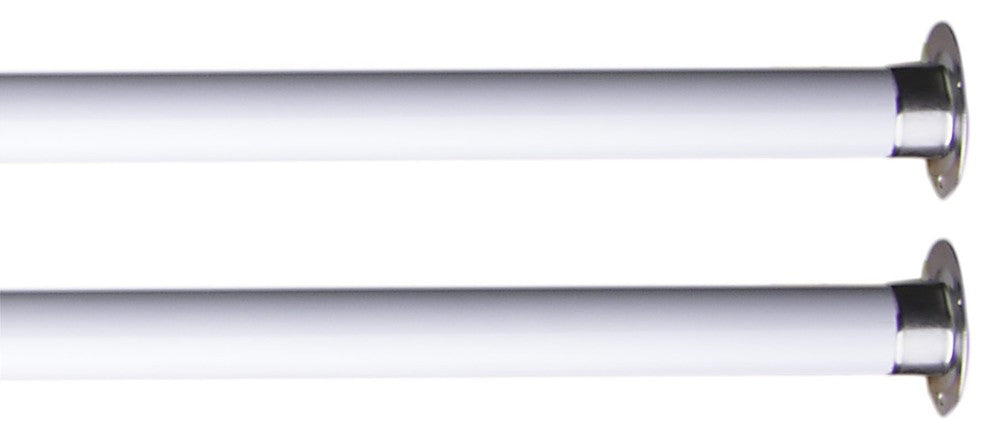 ALFI brand ABUMSB Undermount Farm Sink Installation Kit 36" White Rods