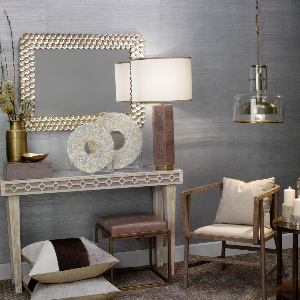 Clyde Glass 1-Light Metal and Glass Pendant