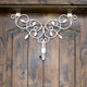 Adjustable Wreath Hanger for Door Ivy, White