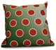 Decorative Holiday Outdoor Pillow Geometric Print, Green, 20"x20"