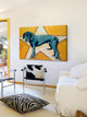 "Star Dog" Painting Print on Canvas by Tori Campisi