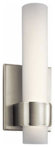 Izza LED Sconce, Brushed Nickel