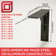 The Original™ Large Shelf Countertop Support Bracket, 20"x10"
