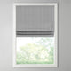 Madison Park Galen Basketweave Roman Shade, Grey, 35"