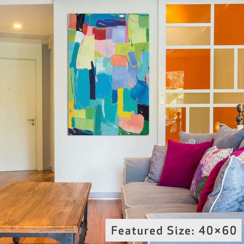 "Urban Essay XIV" by Kim Parker Canvas Print, 40"x26"