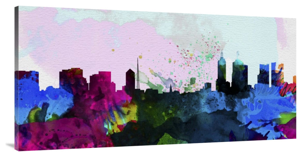 "Melbourne City Skyline" Fine Art Print