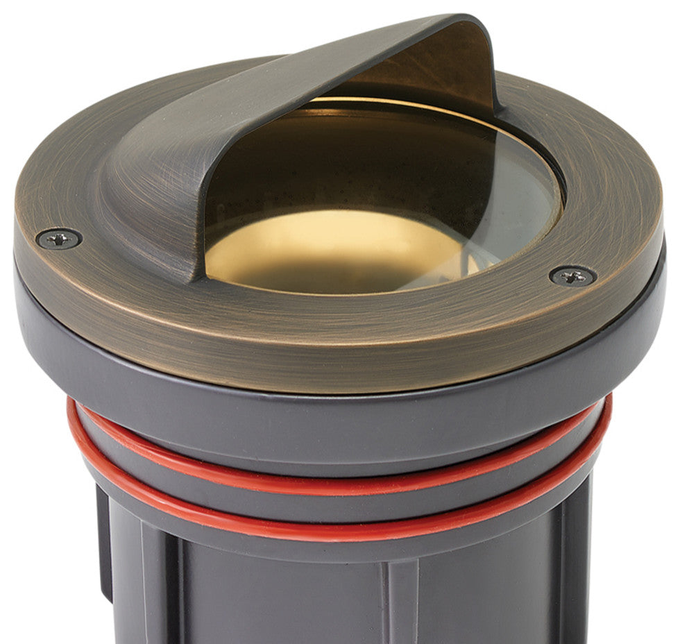 Shielded Well Light LED Well Light, Matte Bronze