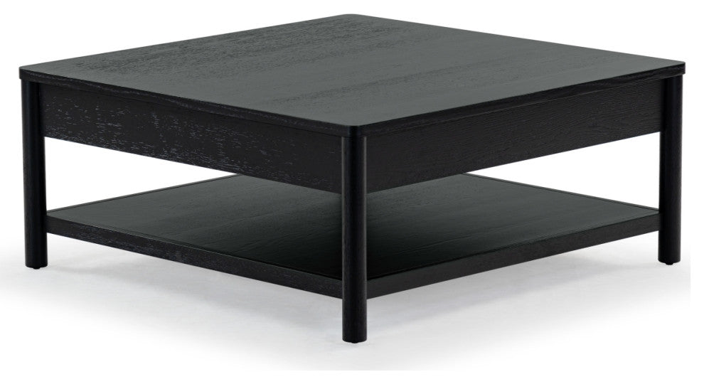 Safavieh Couture Jaylessa 1 Drawer Coffee Table, Black