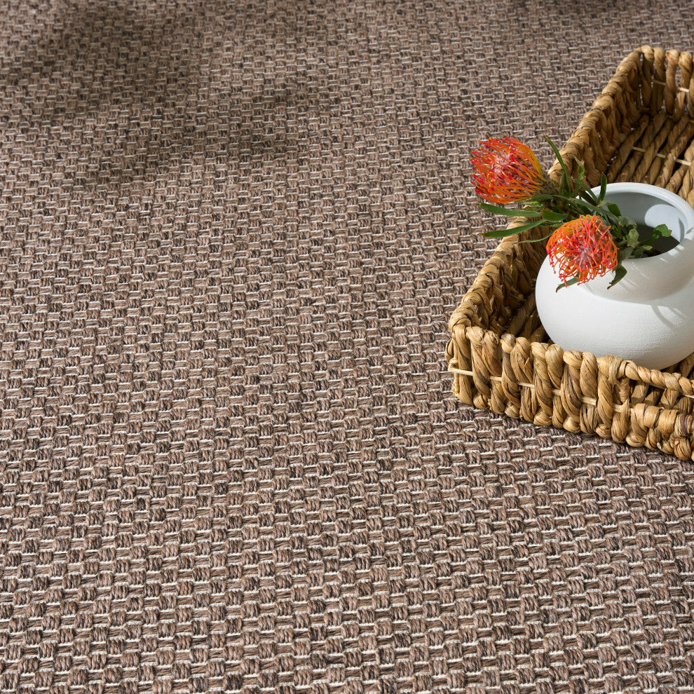 Nourison Tulum 8' x 10' Brown Outdoor Rug