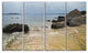 "Beautiful Sea View of Rocky Coast" Seashore Wall Art, 4 Panels, 48"x28"
