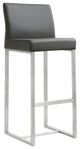 TOV Furniture Denmark Grey Stainless Steel Barstool (Set of 2)
