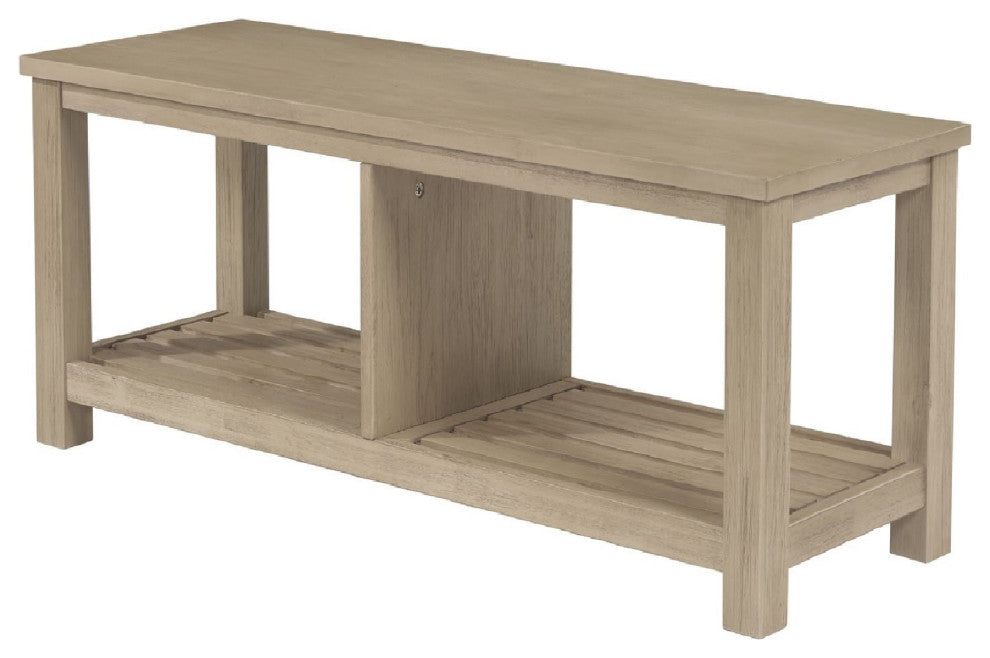 Tiburon KD TV Bench, Drifted Sand