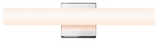 Tubo Slim LED Contemporary 18" LED Bath Bar Polished Chrome