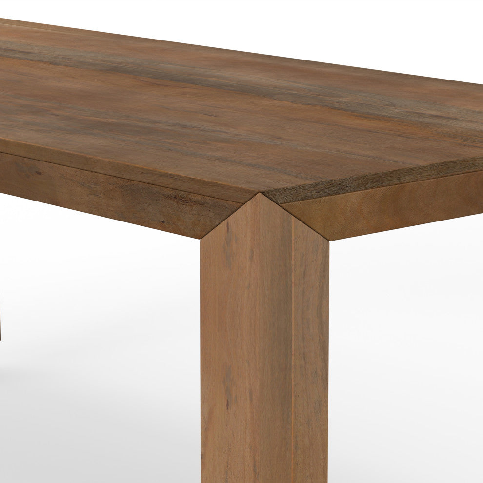 Parker House Crossings Downtown 86 In. Dining Table With 6 Upholstered Chairs