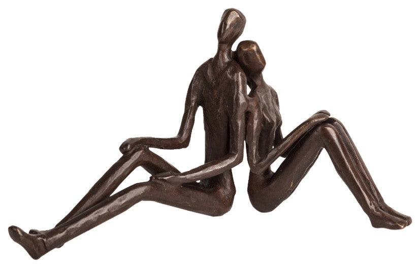 Danya B Romantic Couple Bronze Sculpture