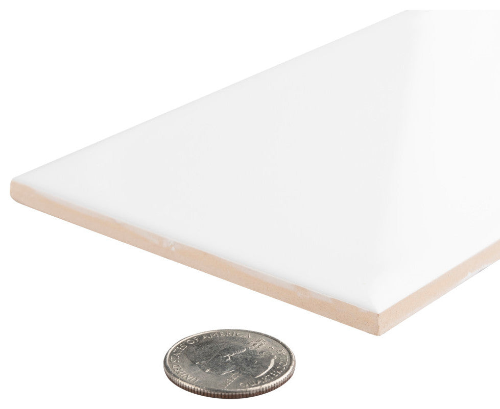 Projectos Urban Glossy White Ceramic Wall Tile