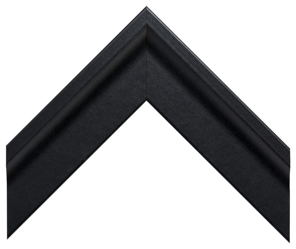 Morgan Framed Wall Mirror, Black, 36"x54"