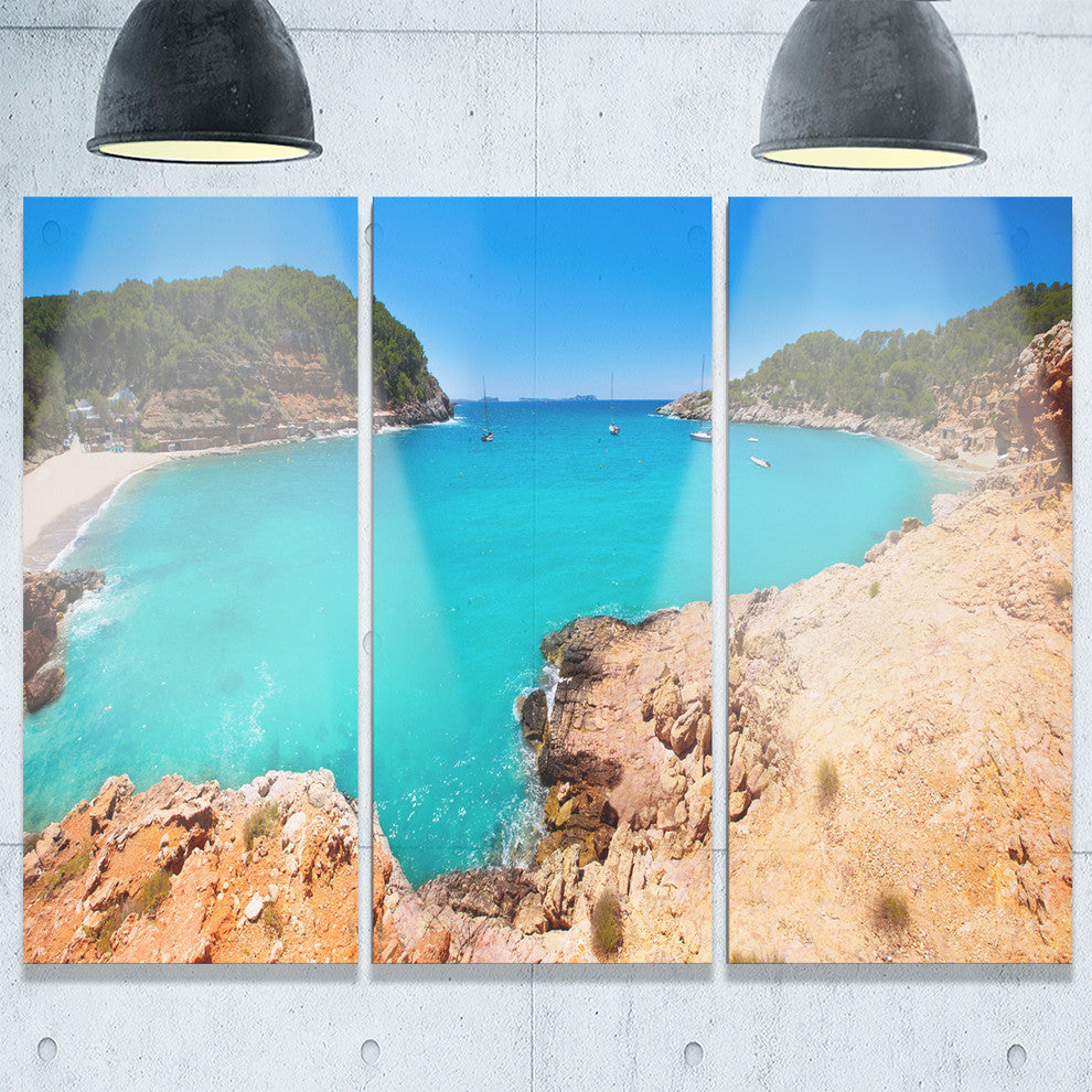 "Saladeta Ibiza in San Antonio" Metal Wall Art, 3 Panels, 36"x28"