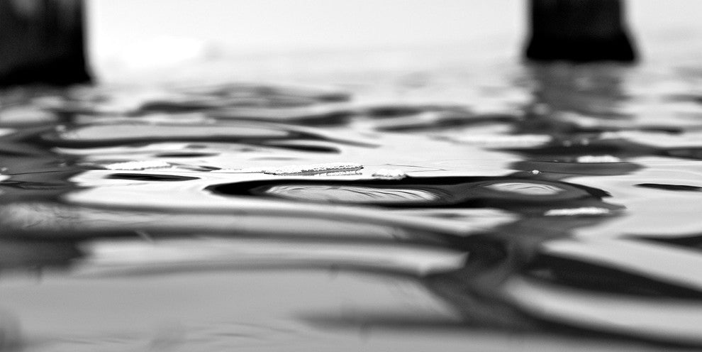 Big Ripples Fine Art Photography Print, 42"x84", Aluminum Print