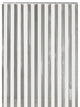 White and Clear Striped PEVA Shower Curtain, Noa, White