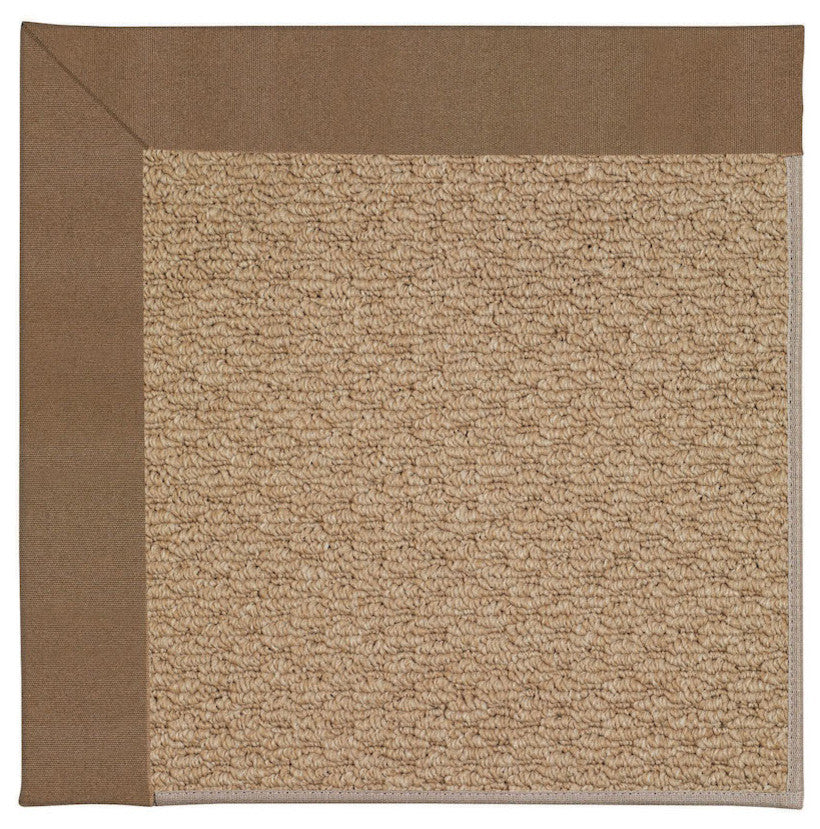 Zoe-Raffia Machine Tufted Rectangle Rug, Cafe, 2'6"x8' Runner
