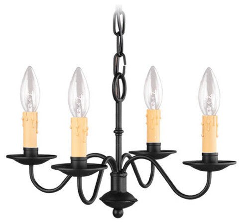 Heritage Mini Chandelier, Black