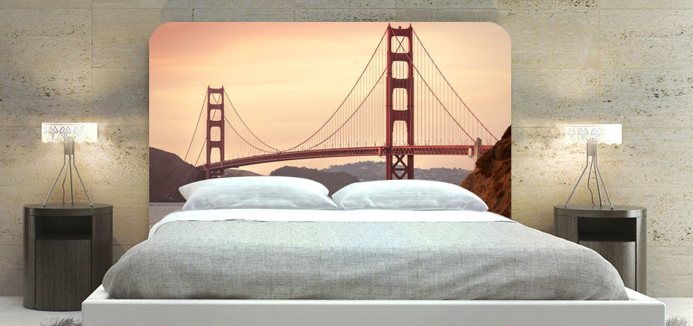 "Golden Gate Bridge 38" Headboard