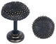 Urchin Drapery Holdback Medallion, Burnt Gold