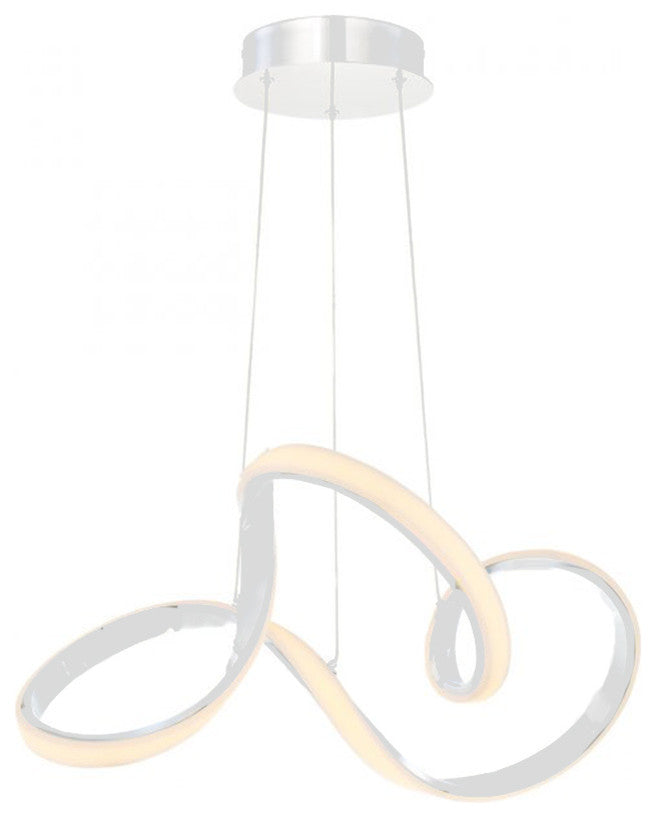 Vornado 23" LED Pendant 3000K, White