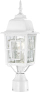 Banyan 1-Light 17" Outdoor Post in White