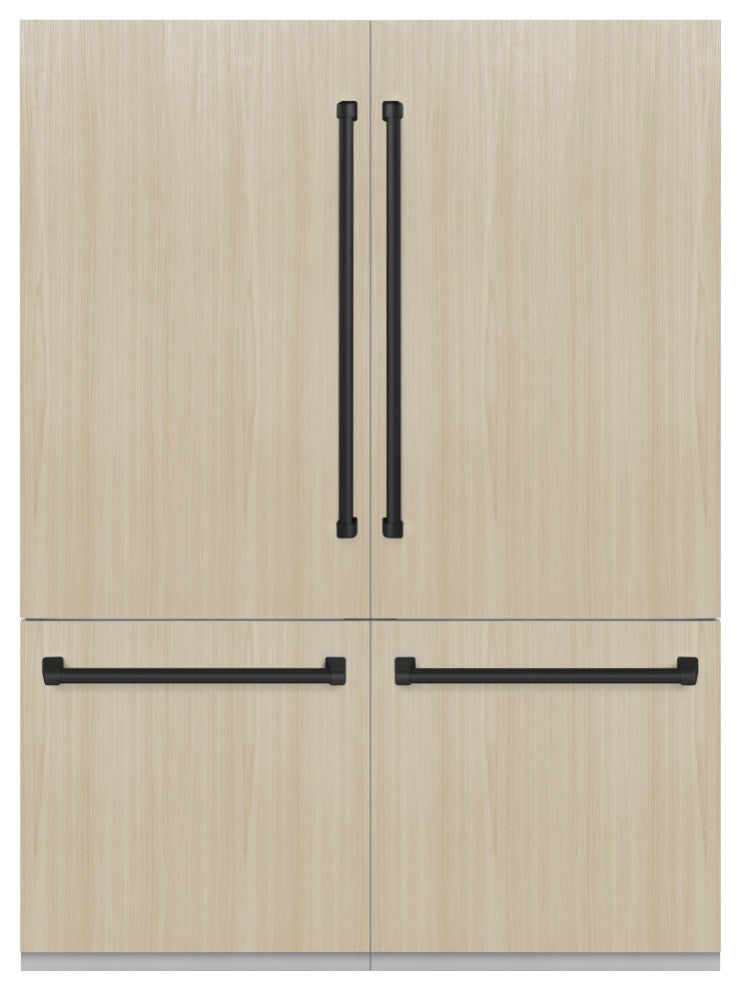 ZLINE 48" Built-in Refrigerator With a Matte Black Handle, RBIVZ-60-MB