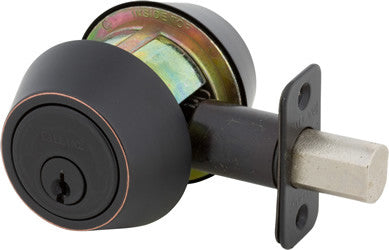 Callan2 Grade 2 Double Cylinder Deadbolt, Edged Oil Rubbed Bronze