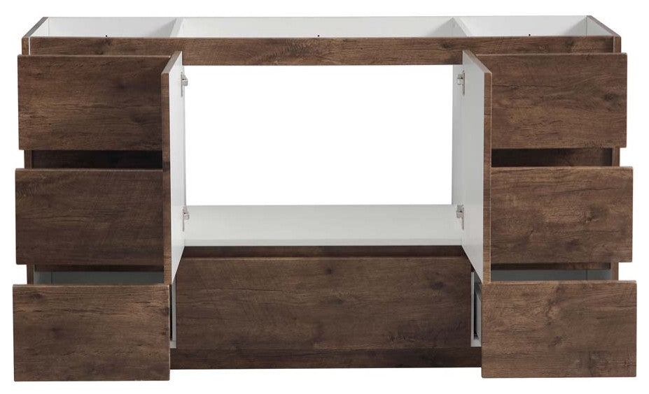 Fresca Lazzaro 60" Rosewood Single Sink Cabinet