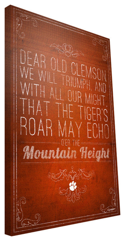 CL Tigers Song Canvas Print, 16"x24"