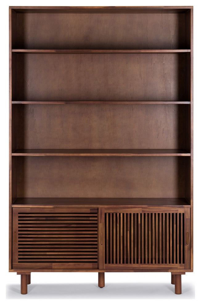 Mosaic Bookcase with Cabinet