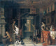 Cornelis De Man Interior of a Townhouse - 20" x 25" Premium Canvas Print