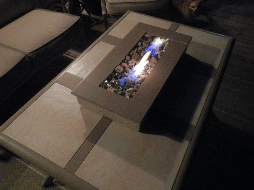 14" 3-Piece Trough Burner and Complete Basic Propane Fire Pit Kit