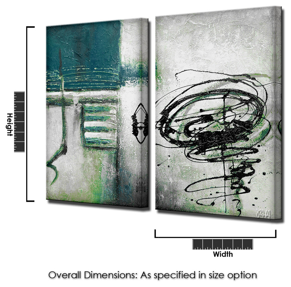 INKD XIX Canvas Art, 40"x20" 2-Panels