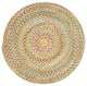 Capel Ocracoke Amber 0425_725 Braided Rugs - 7' 6" Round