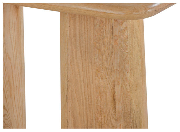Laurel Solid White Oak Console Table