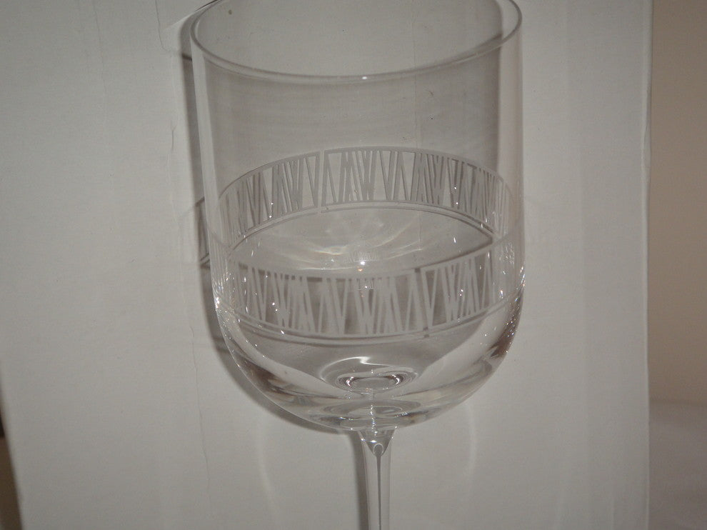 Wedgwood Vera Wang Modern Graphic Crystal Wine Glass Set of 4