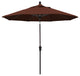 9' Aluminum Umbrella Auto Tilt Bronze, Bay Brown