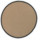 Bay Contemporary Area Rug, Black, 7'9" Round