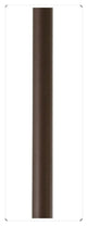 Matthews-Atlas Downrod, Textured Bronze, 20