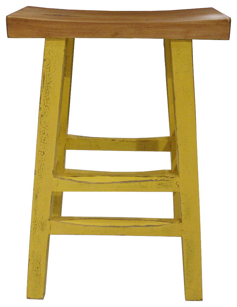 Tall Yellow Stool